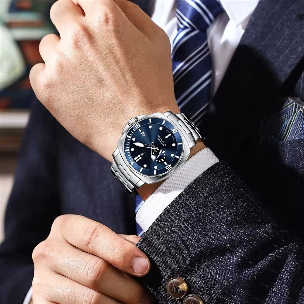 Red Watch Man Unique Digital Small Dial Fashion Quartz Wristwatches Mens Automatic Watches Men