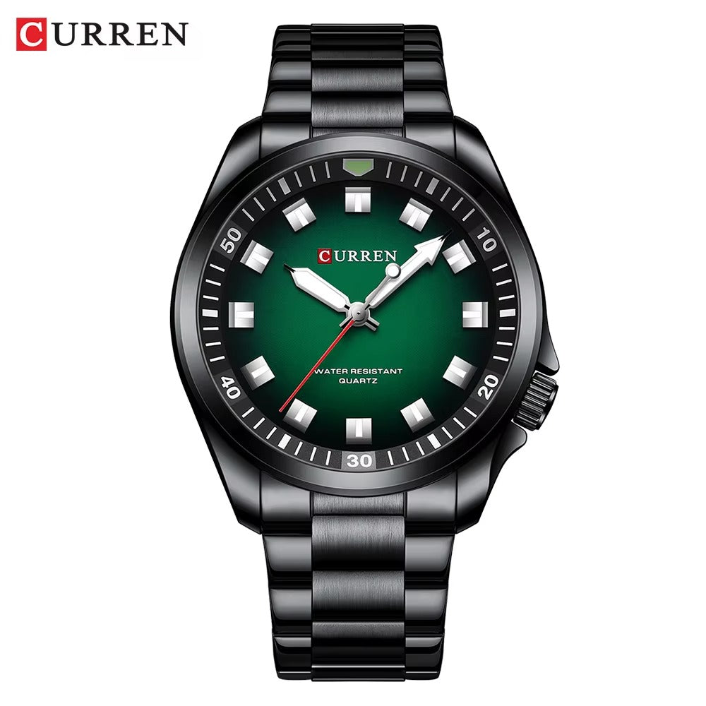 CURREN Fashion Men Watch Top Brand Luxury Waterproof Sport Mens Watches Stainless steel Automatic Date Military Wristwatch