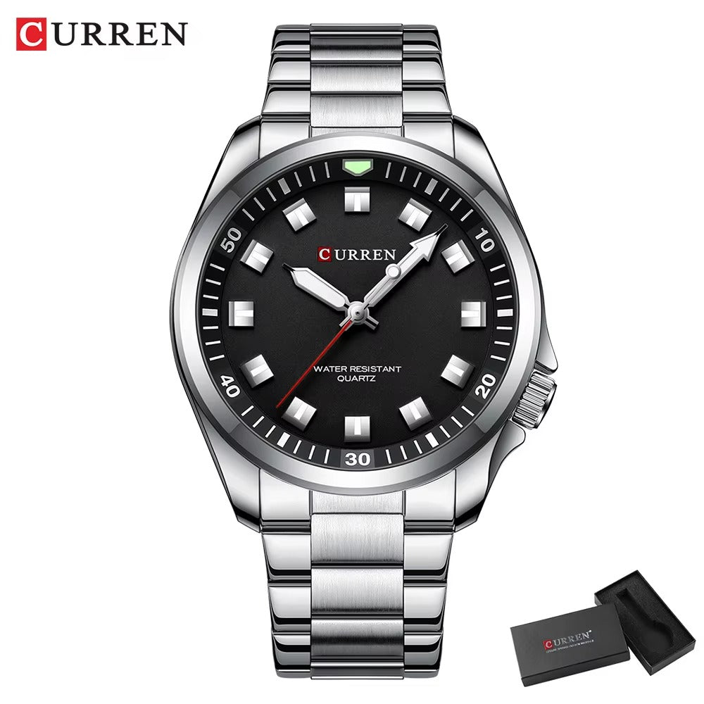 CURREN Fashion Men Watch Top Brand Luxury Waterproof Sport Mens Watches Stainless steel Automatic Date Military Wristwatch